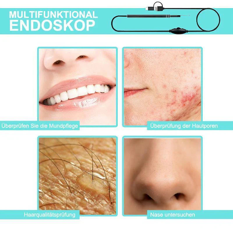 3-in-1 Ohrreinigungs-Endoskop