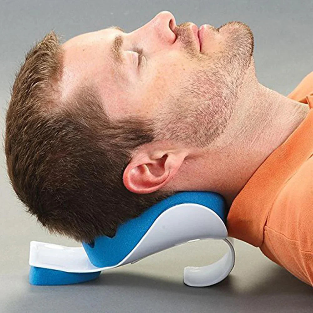 Bequemes Nackenstützkissen in Blau