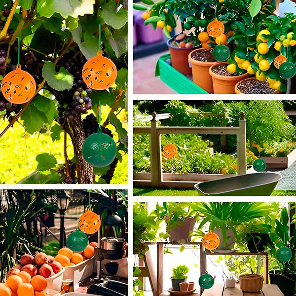 Hängende Fliegenfalle mit Klebeschicht (6 Stk.)