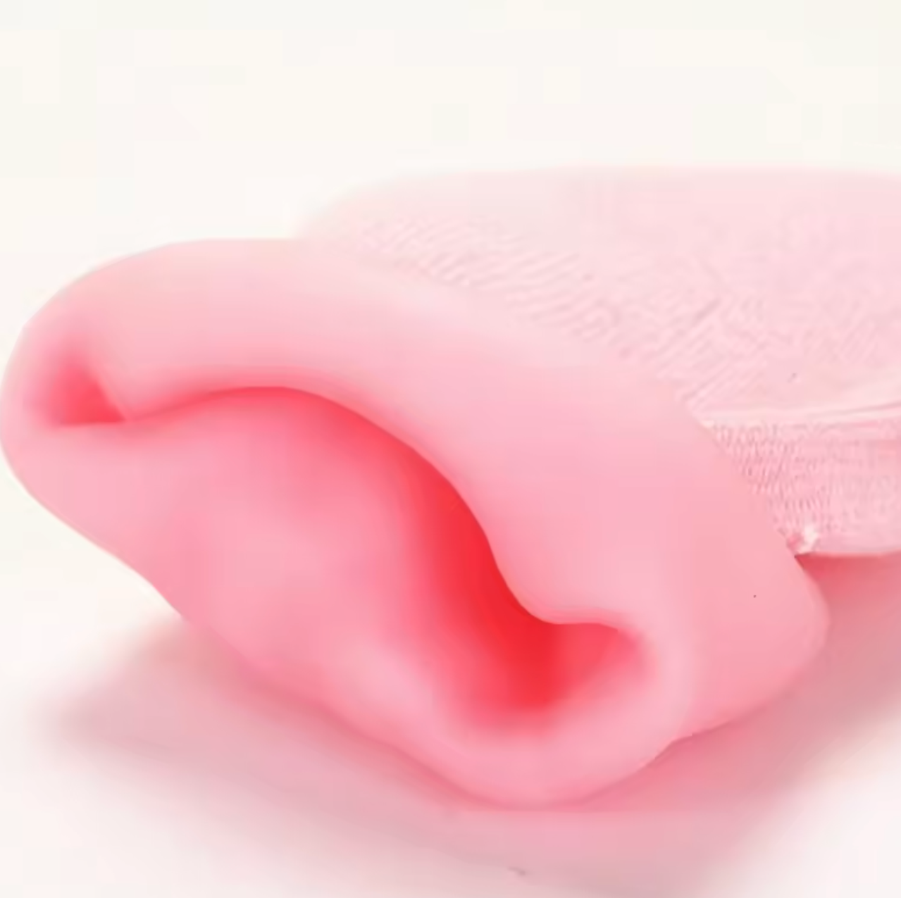 Rosa Silikon-Fußpflegesocken