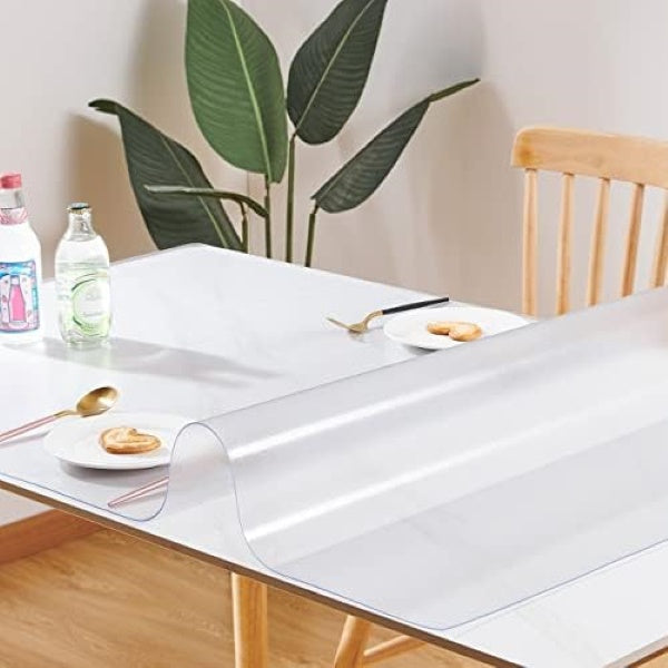 Transparente PVC-Tischauflage (90x160cm)