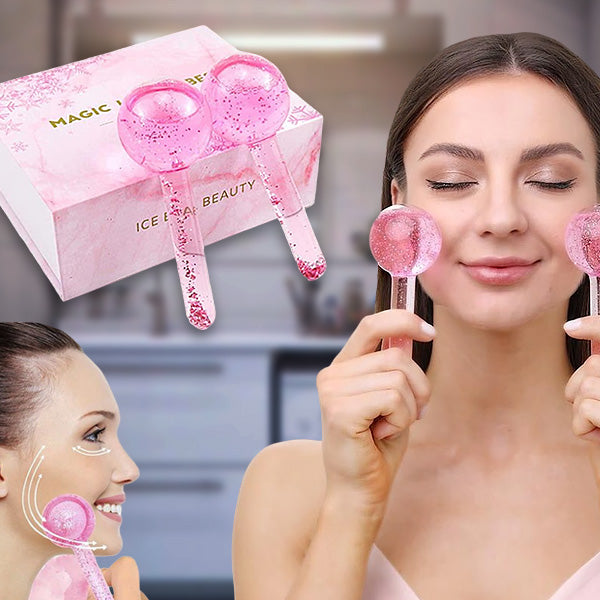 Kühlende Gesichtsmassage-Kugeln (2er-Set)