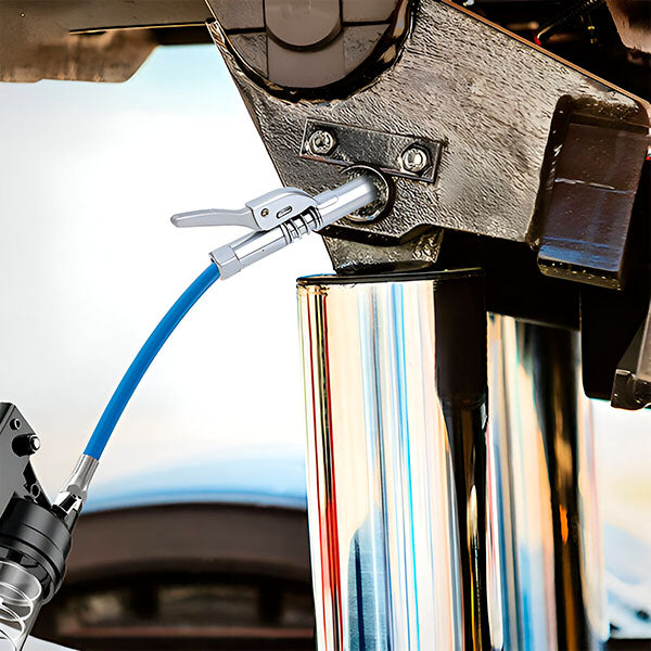 Präzise Fettpresse mit Öl-Fülldüse