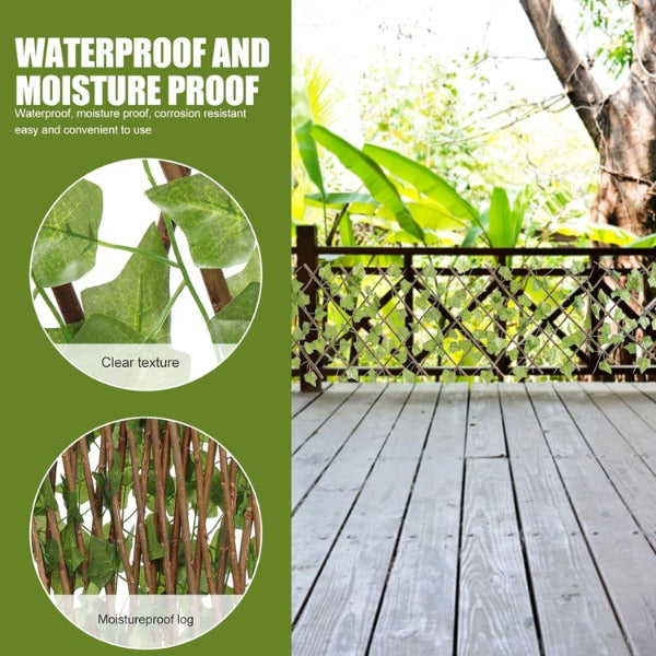 Ausziehbarer Sichtschutzzaun