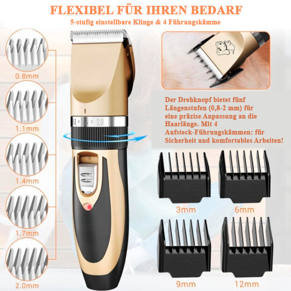 Leiser Felltrimmer für Haustiere