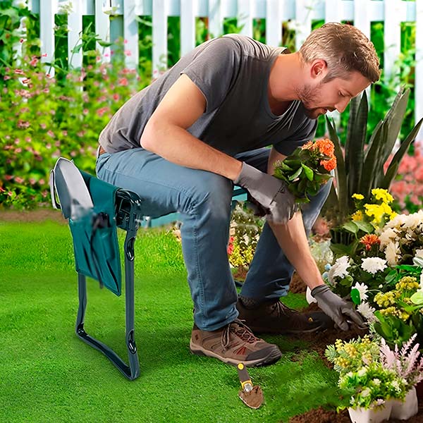 Garten-Kniebank mit Sitzfunktion