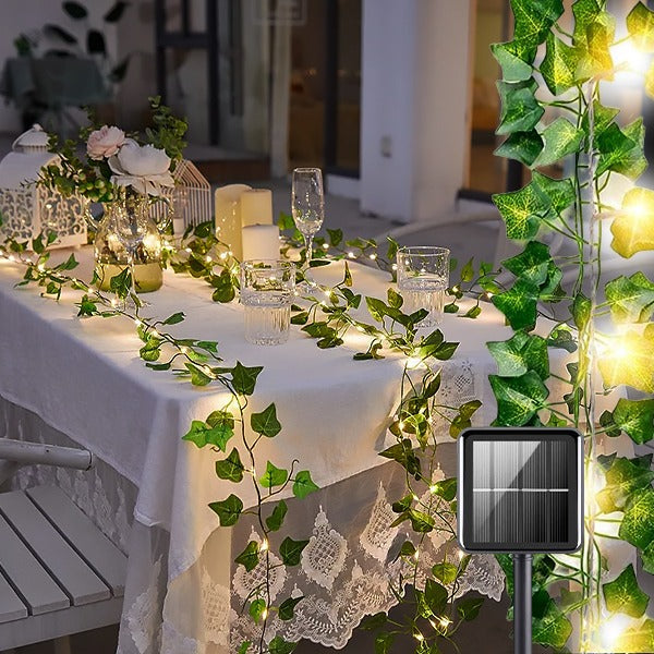 Solar-Efeu Lichterkette für stimmungsvolles Licht