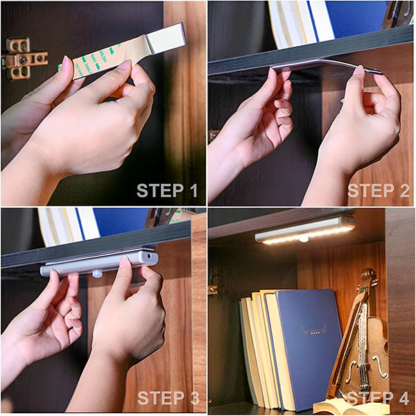 Kabelloses LED-Nachtlicht mit Bewegungssensor