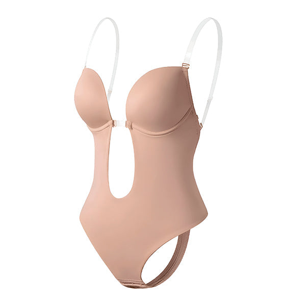 Figurbetonter Bodysuit mit offenem Rücken