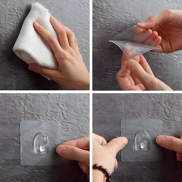 Wiederverwendbare Klebehaken mit starkem Halt