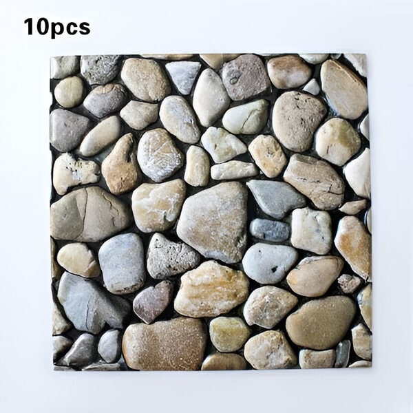 3D-Wandverkleidung in Steinoptik