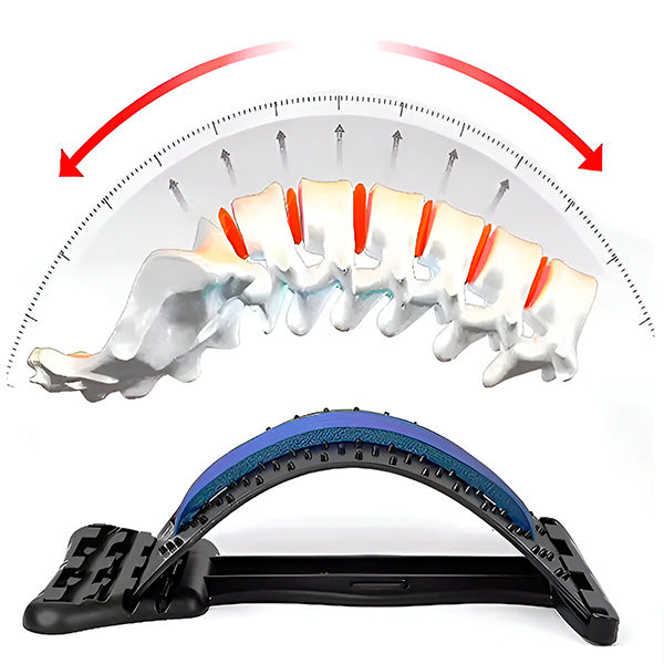 Ergonomisches 2-in-1-Rückendehn- & Massagegerät
