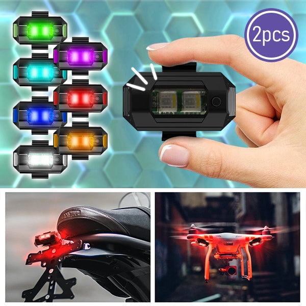 Kabellose LED-Blinklichter (2 Stk.)