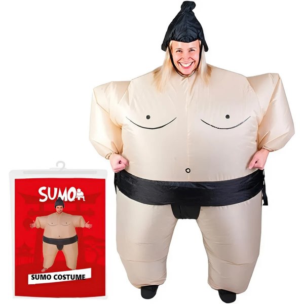 Aufblasbares XXL Sumo Kostüm