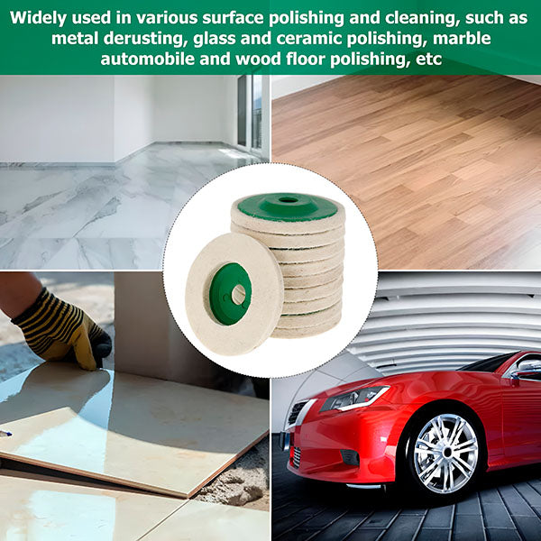 Polierscheiben aus Filz (3 Stk.)