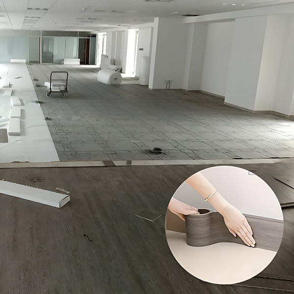 Holzstruktur-Sockelleisten-Aufkleber (5 m)