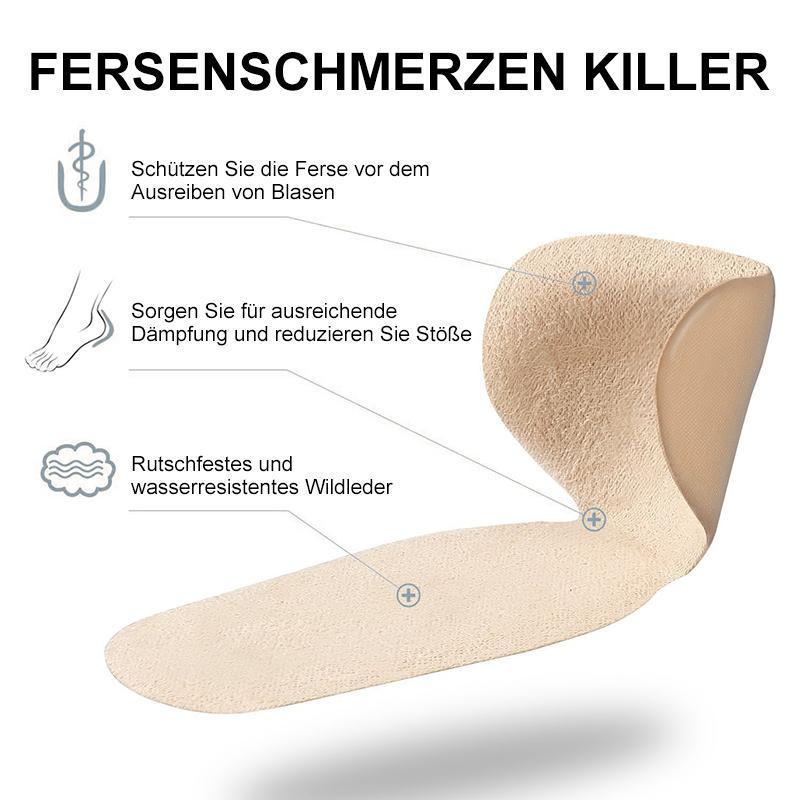 Weiche Silikon-Fersenpolster gegen Blasenbildung (1 Paar)