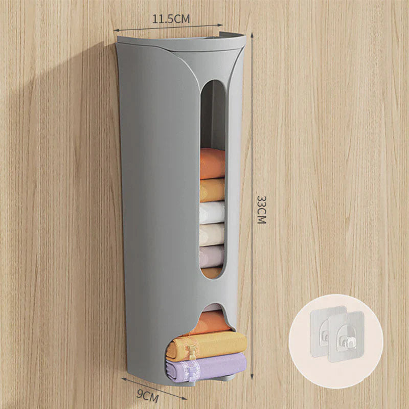 Platzsparende Wandbox für Socken und Unterwäsche