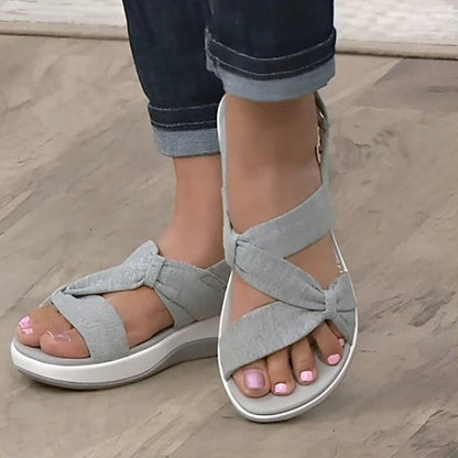 Damen-Sommersandalen mit stützender Sohle