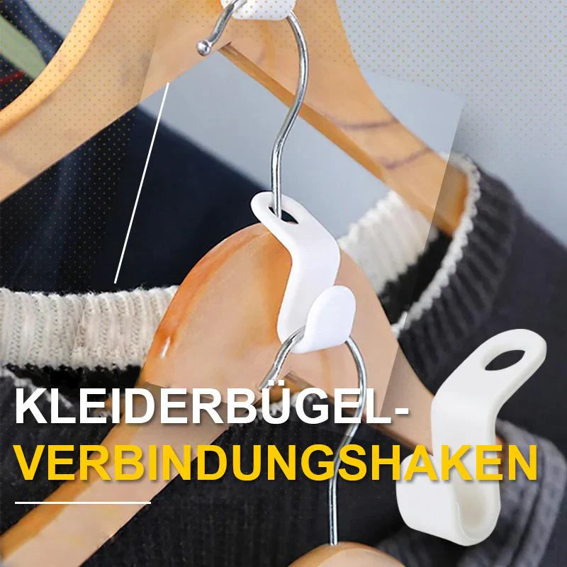 Platzsparende Verbindungshaken für Kleiderbügel (6 Stk.)