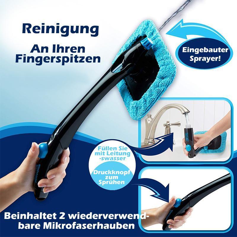 Scheibenreiniger mit waschbarem Mikrofasertuch