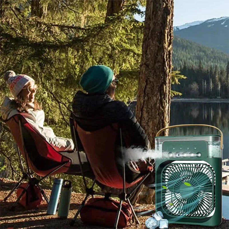 Multifunktionaler Ventilator mit Luftbefeuchtung & Kühlung