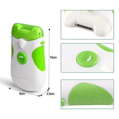 Elektrischer Nageltrimmer mit LED-Präzisionslicht