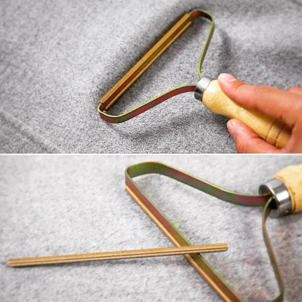 Kompakter Fusselentferner für Kleidung und Textilien