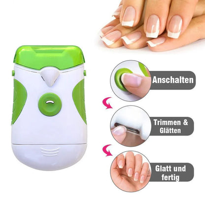 Elektrischer Nageltrimmer mit LED-Präzisionslicht