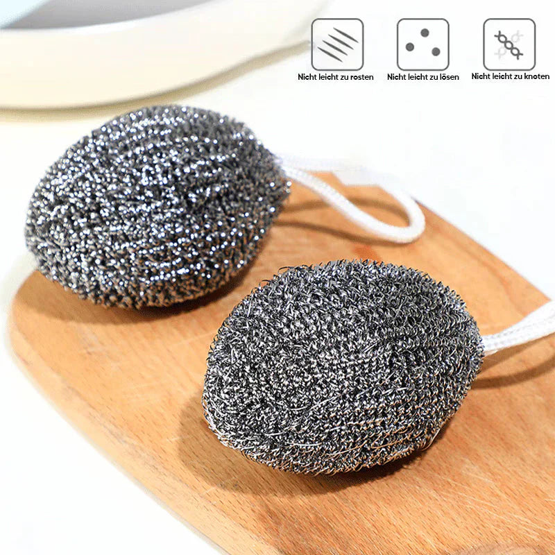 Robuster Spülschwamm aus Draht (6 Stk.)