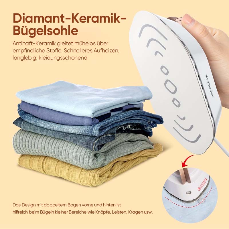 Kompaktes Reisebügeleisen