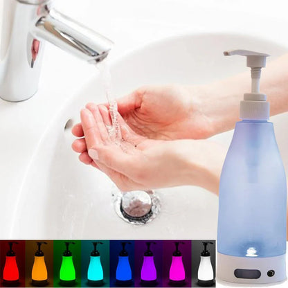 Automatischer Seifenspender mit LED-Beleuchtung