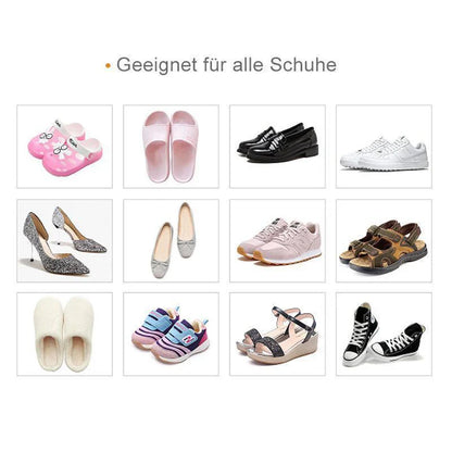 Platzsparendes Schuhregal mit Wandhalterung