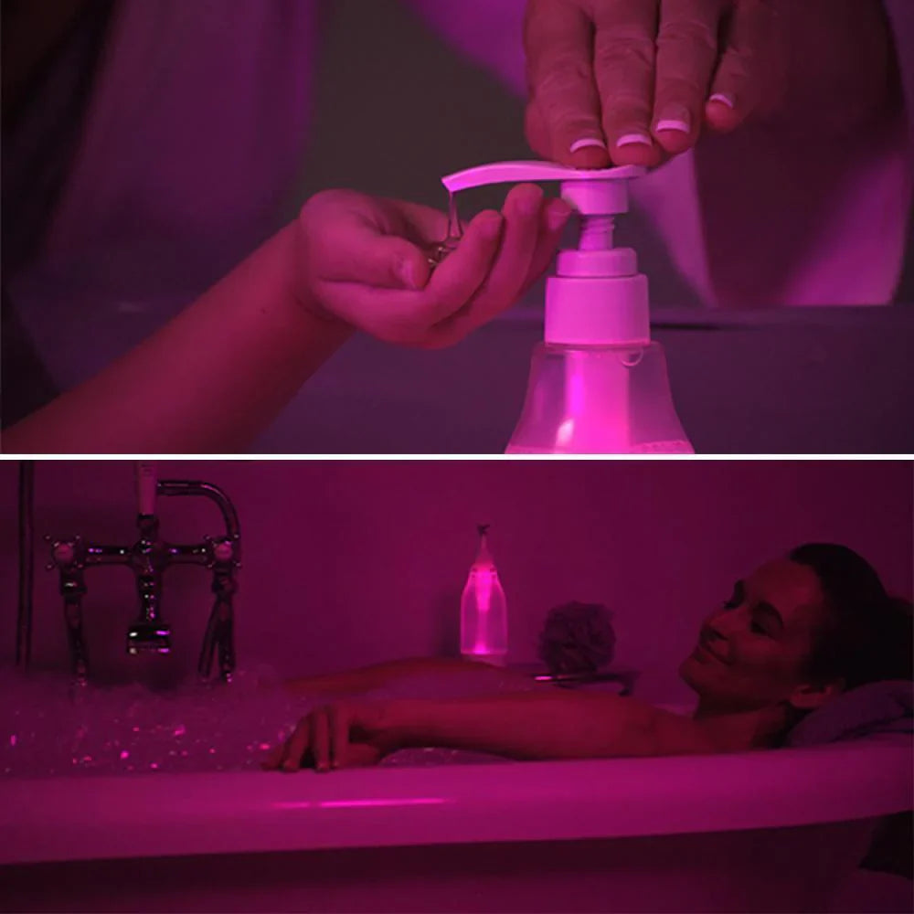 Automatischer Seifenspender mit LED-Beleuchtung