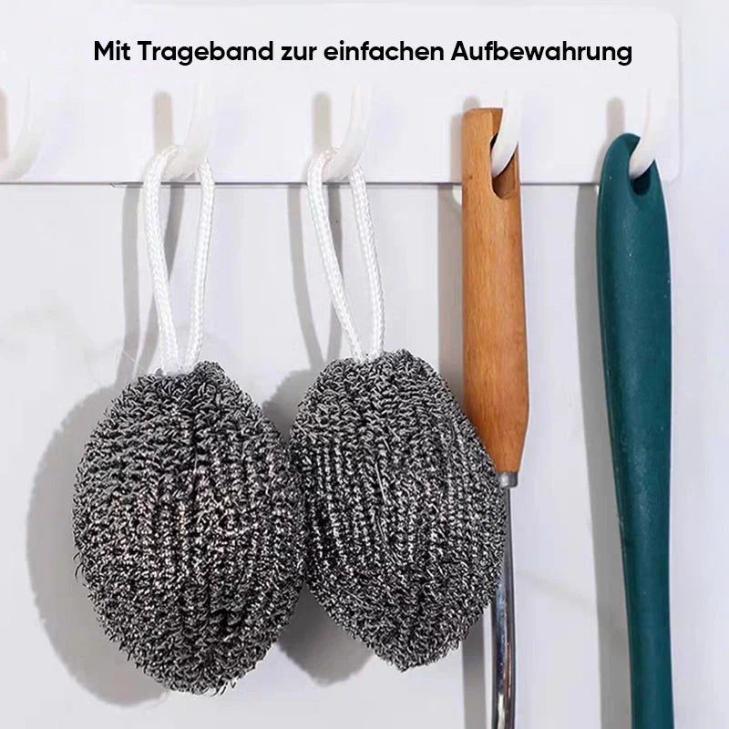 Robuster Spülschwamm aus Draht (6 Stk.)