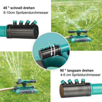 360° drehende Gartenbewässerung