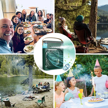 Multifunktionaler Ventilator mit Luftbefeuchtung & Kühlung