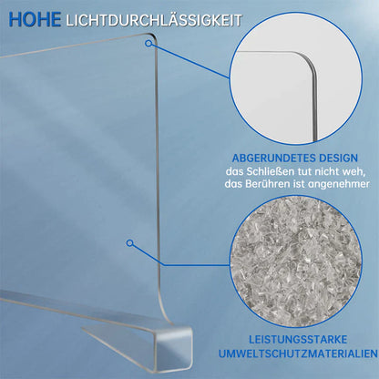Acryl-Regalteiler für eine ordentliche Schrankaufteilung