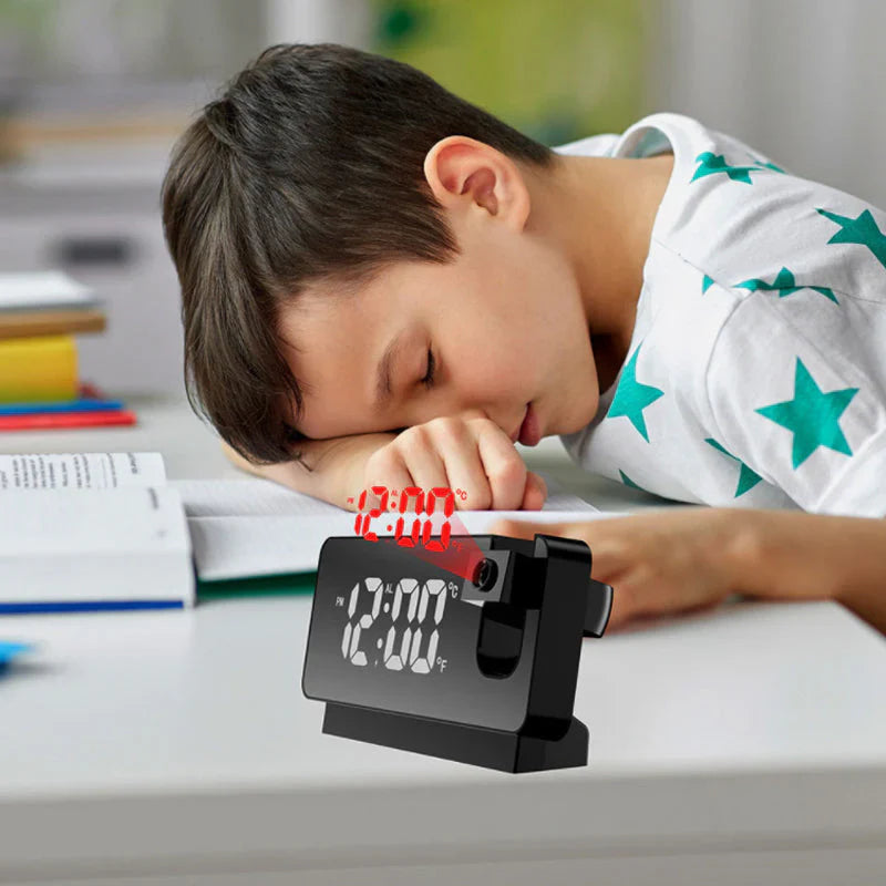 Wecker mit LED-Anzeige & Temperaturanzeige