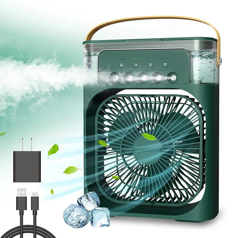 Multifunktionaler Ventilator mit Luftbefeuchtung & Kühlung