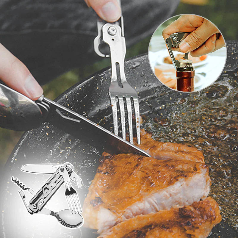 5-in-1 Camping-Besteck
