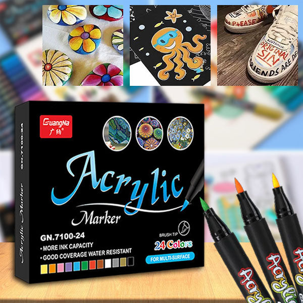Acrylstift-Set (12 Farben)