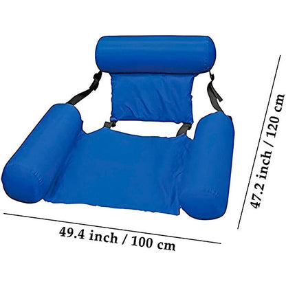 Schwimmsessel mit Rückenlehne für maximalen Komfort