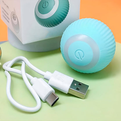 Interaktiver, automatisch rollender Haustierball