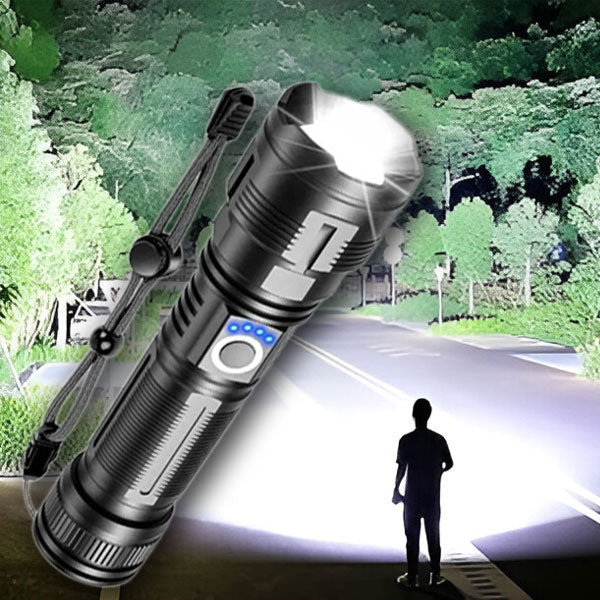 Leistungsstarke Akku-Taschenlampe