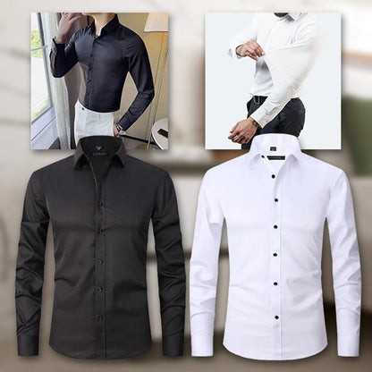 Faltenfreies Herrenhemd