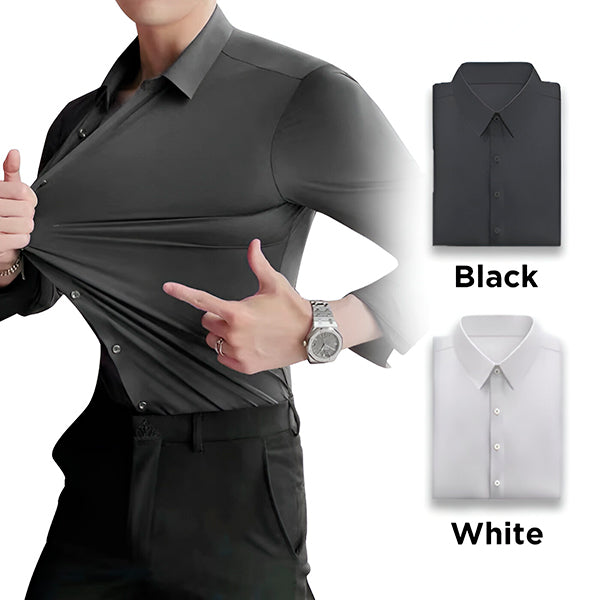 Faltenfreies Herrenhemd