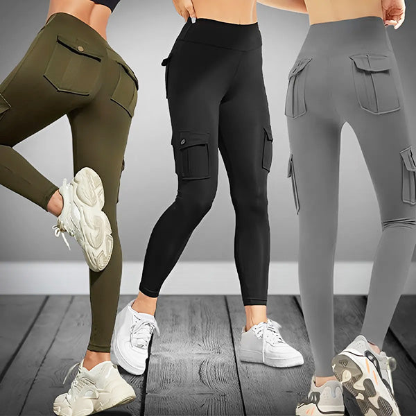 Moderne Leggings im Cargo-Style