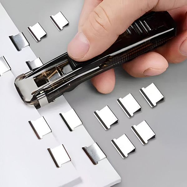 Wiederverwendbarer Klammer-Tacker für Nachhaltigkeit