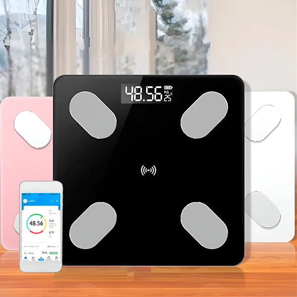 Digitale Smart-Waage mit Körperdaten-Tracking